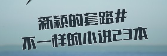 新穎的套路#不一樣的小說23本
